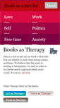 Mobile Screenshot of booksastherapy.com